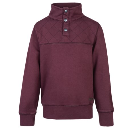 63%OFF 少年のセーターやスウェット バーバーRowlingtonトレーナー - ボタンネック（男の子用） Barbour Rowlington Sweatshirt - Button Neck (For Boys)
